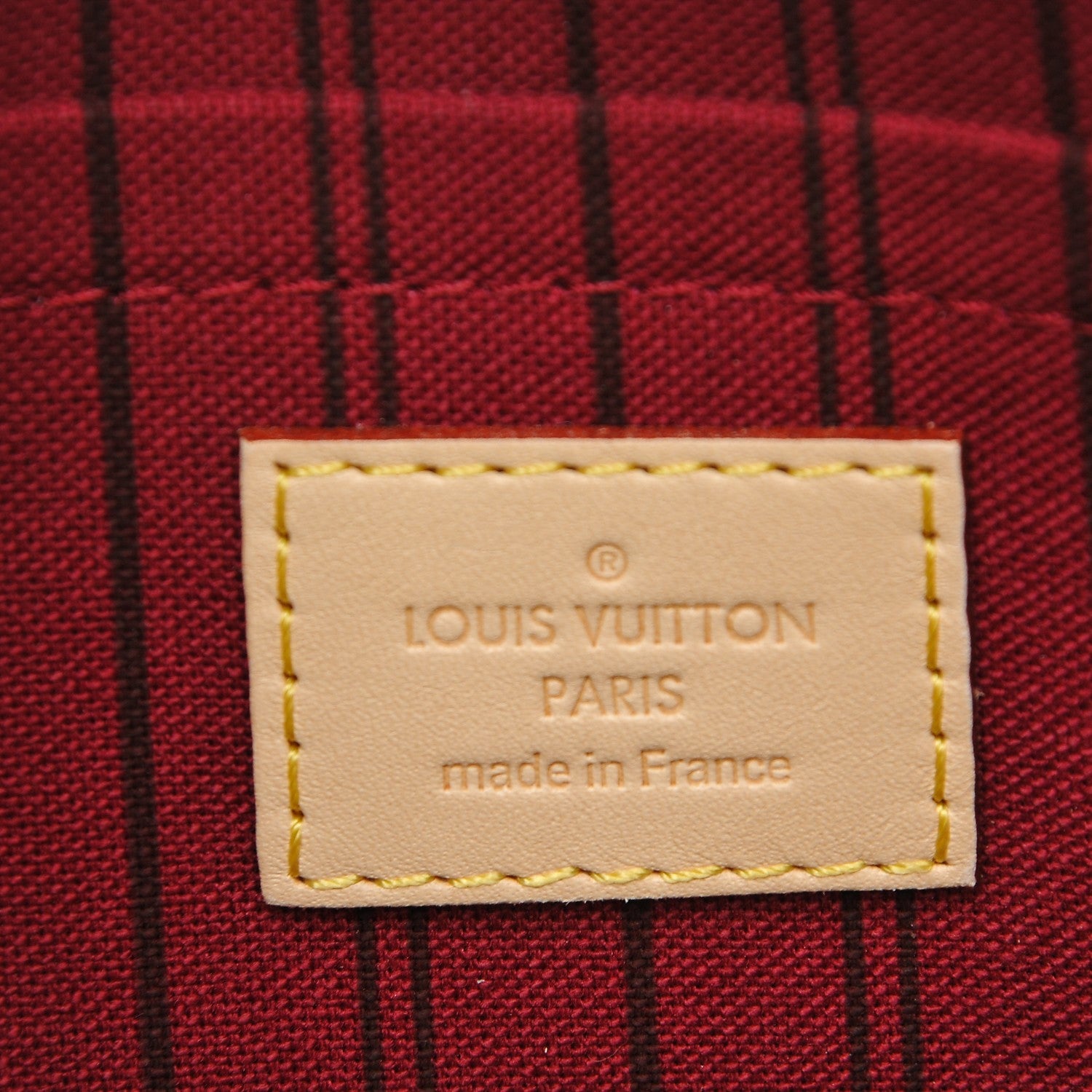 Louis Vuitton Monogram Neverfull MM GM Pochette Fuchsia 6 of 7