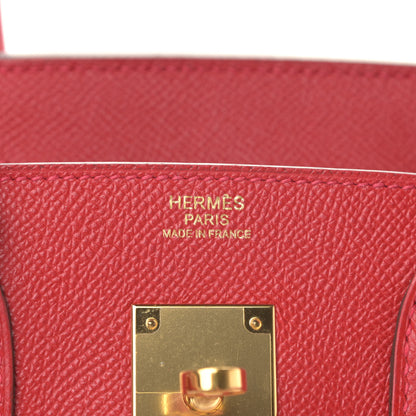 Hermes Epsom Birkin 30 Rouge Casaque 5 of 13