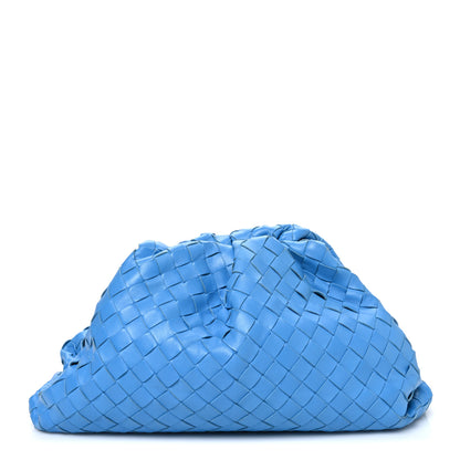 Bottega Veneta Nappa Maxi Intrecciato The Pouch Oversized Clutch Swimming Pool 1 of 11