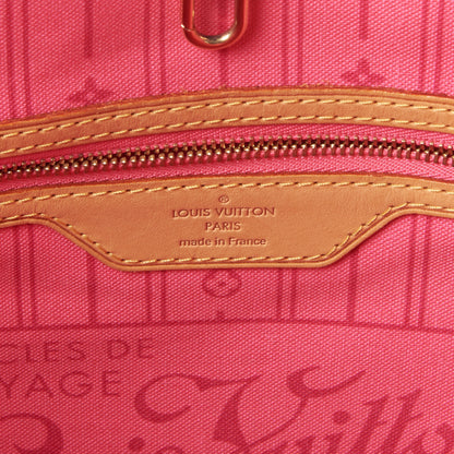 Louis Vuitton Monogram Roses Neverfull MM 7 of 10