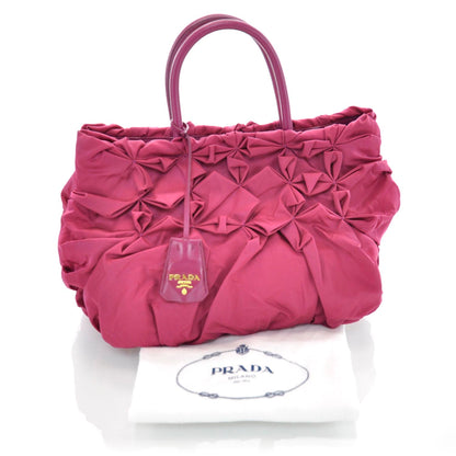 Prada Tessuto Nylon Origami Pleated Tote 3 of 9