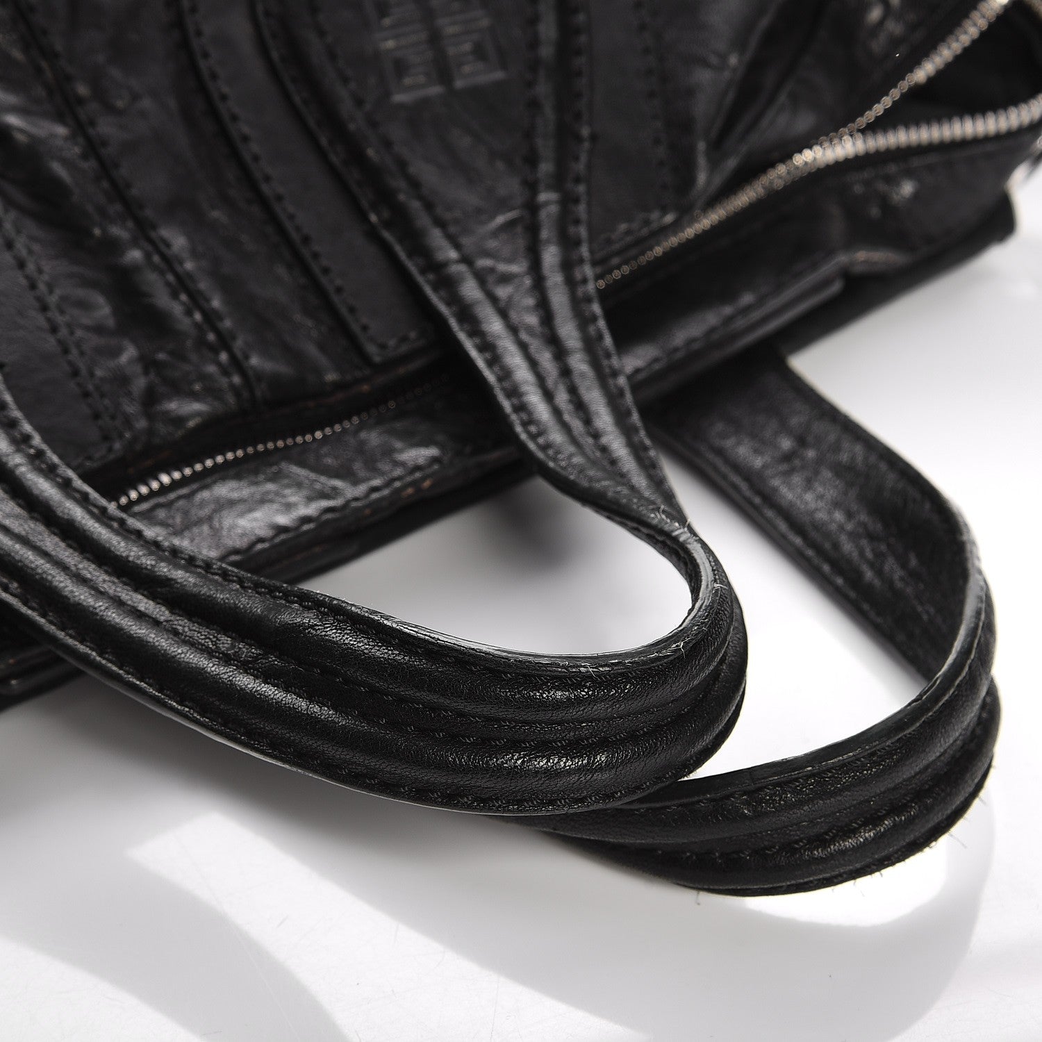 Givenchy Wrinkled Lambskin Medium Nightingale Black 12 of 16