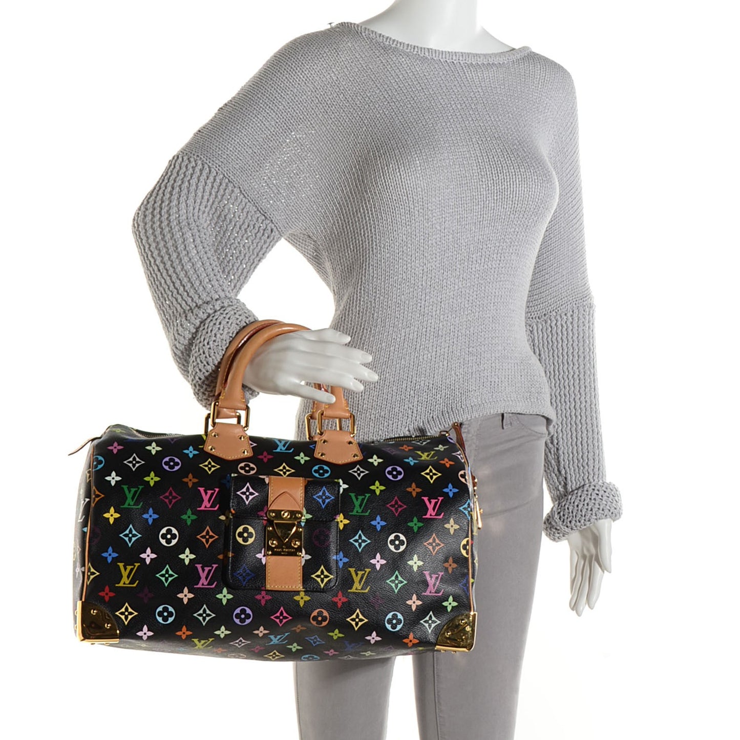 Monogram Multicolor Speedy 40 Black