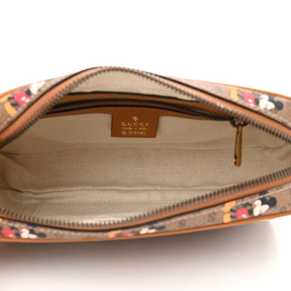 Gucci X DISNEY Mini Vintage GG Supreme Monogram Mickey Mouse Small Belt Bag 90 36 Beige Vintage Sun Oil 5 of 10