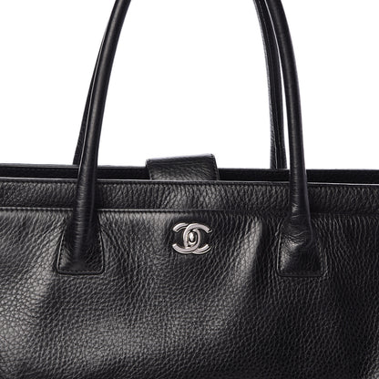Chanel Deerskin Cerf Executive Shopper Tote Black 8 of 10