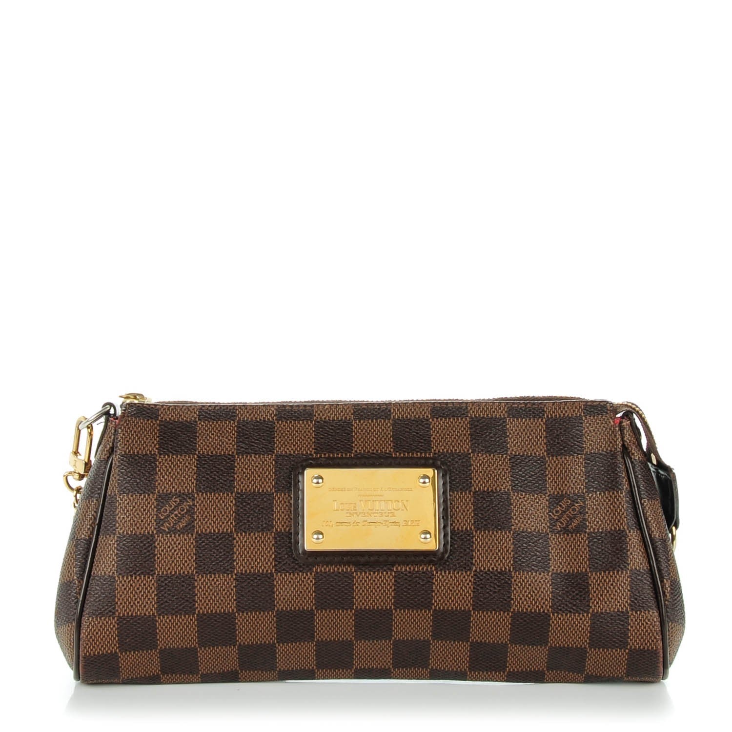 Louis Vuitton Damier Ebene Eva Clutch 1 of 7