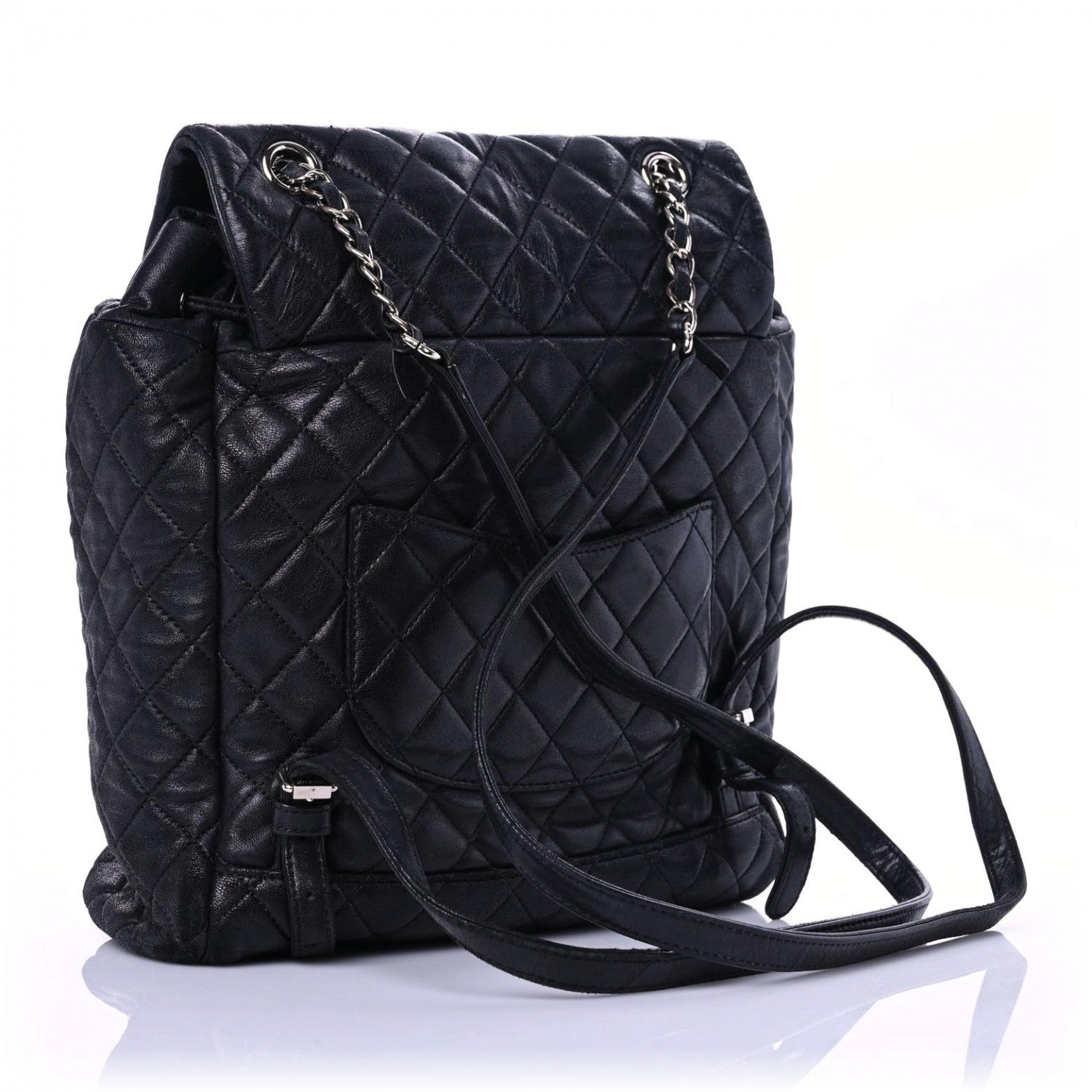 Chanel Lambskin Quilted Large Urban Spirit Backpack Black 3 of 21