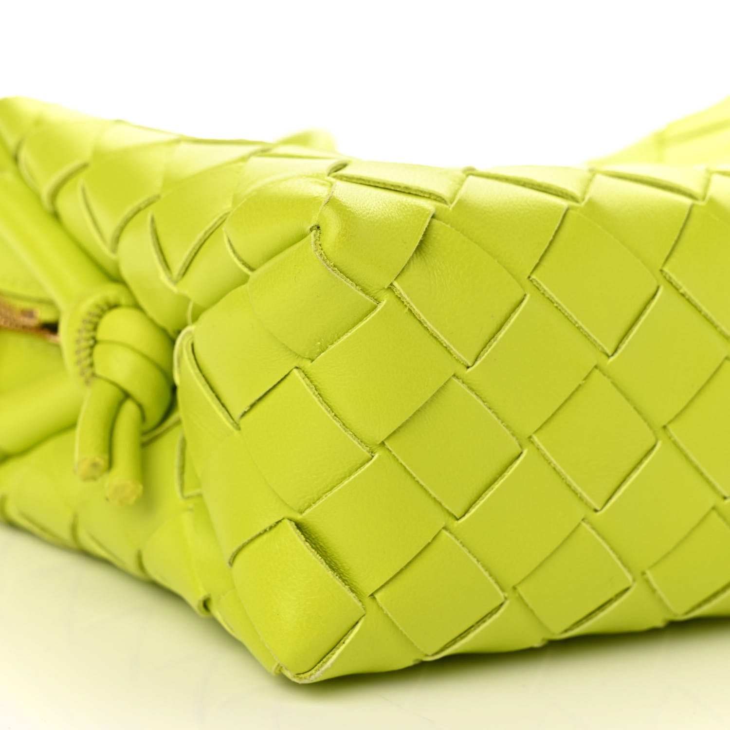 Bottega Veneta Nappa Intrecciato Mini Loop Camera Bag Acid Kiwi 7 of 8