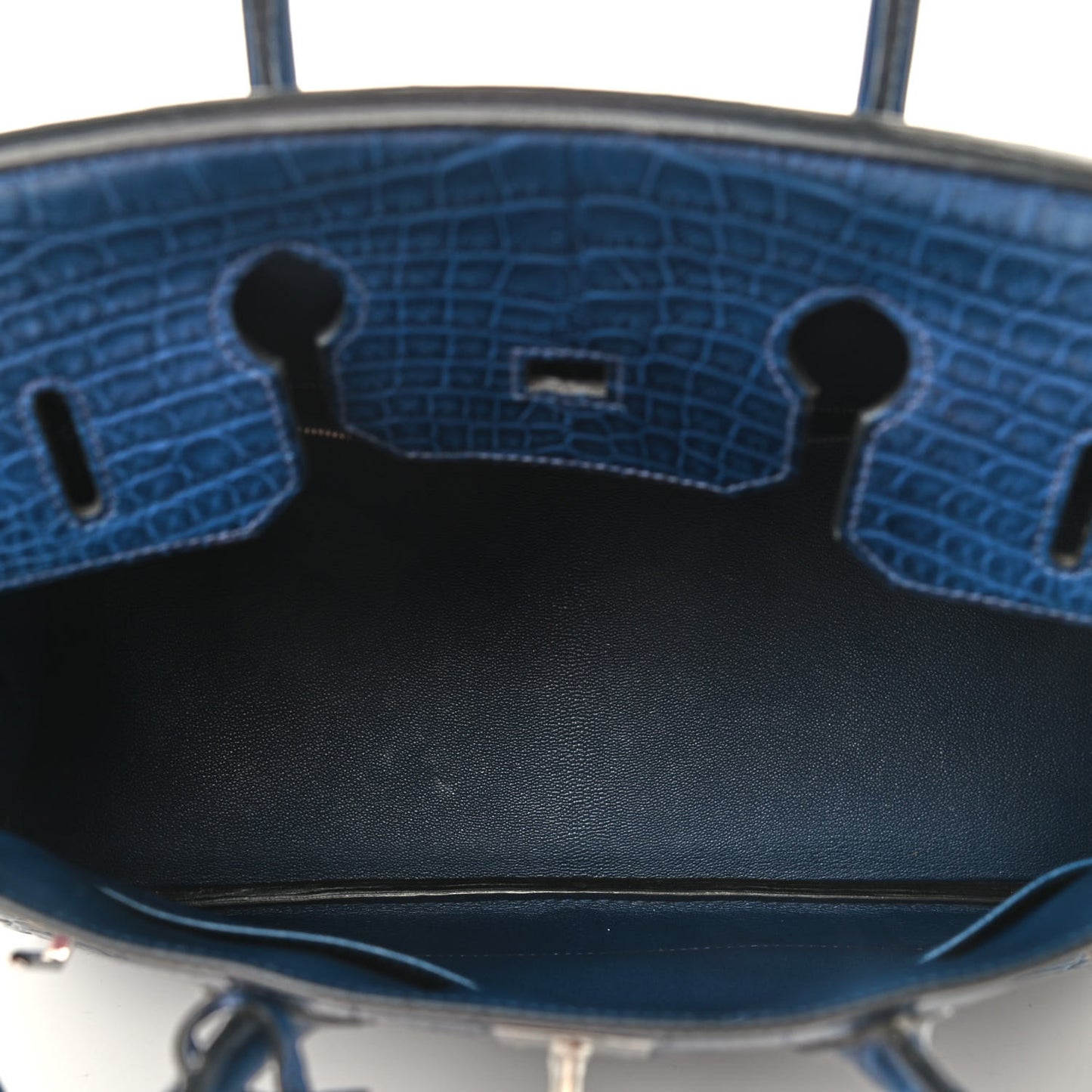 Matte Alligator Birkin 35 Bleu De Malte