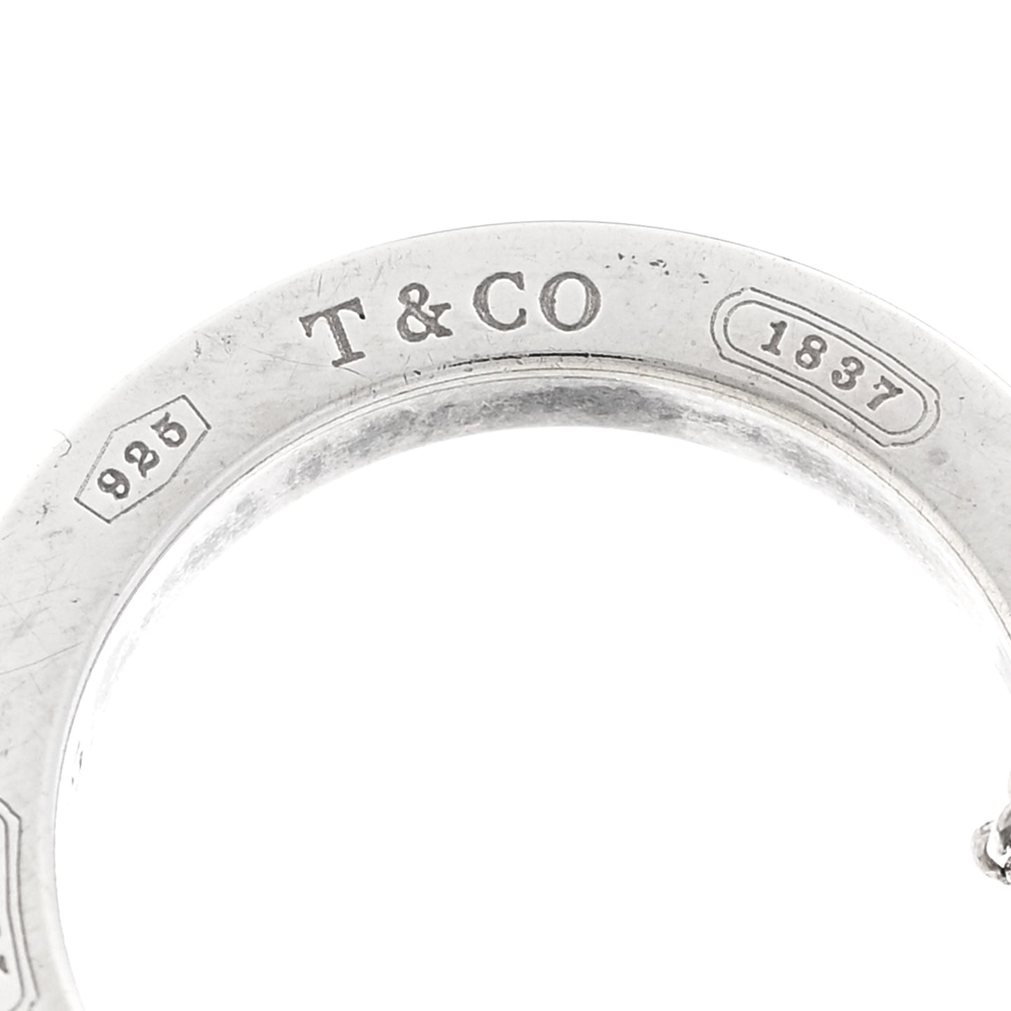 Sterling Silver 1837 Circle Pendant Necklace