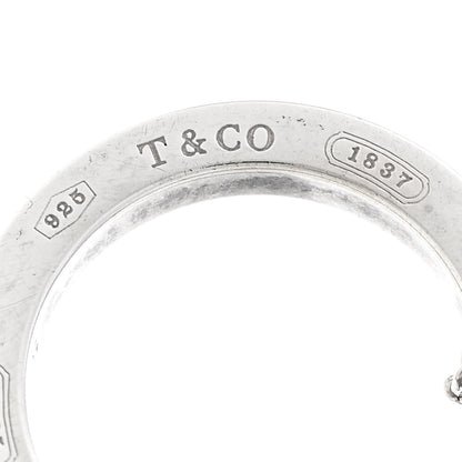 Tiffany Sterling Silver 1837 Circle Pendant Necklace 5 of 5