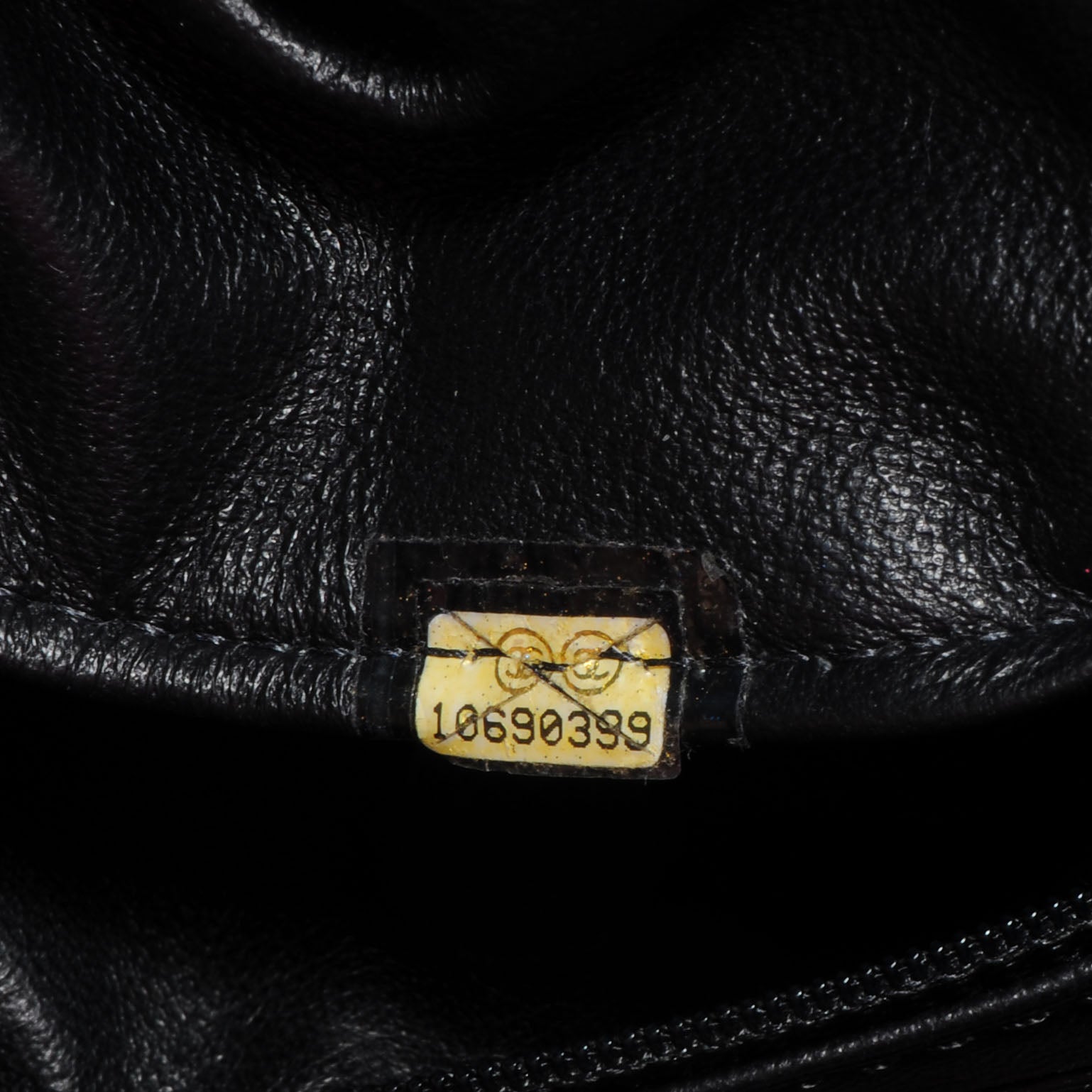 Chanel Metallic Deerskin Luxe Ligne Tote Black 7 of 7
