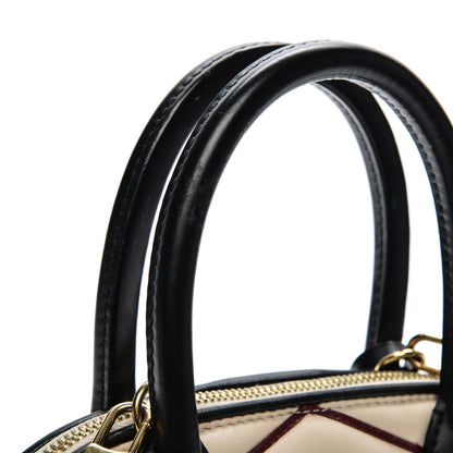 Louis Vuitton Lambskin Malletage Alma BB Natural 7 of 9
