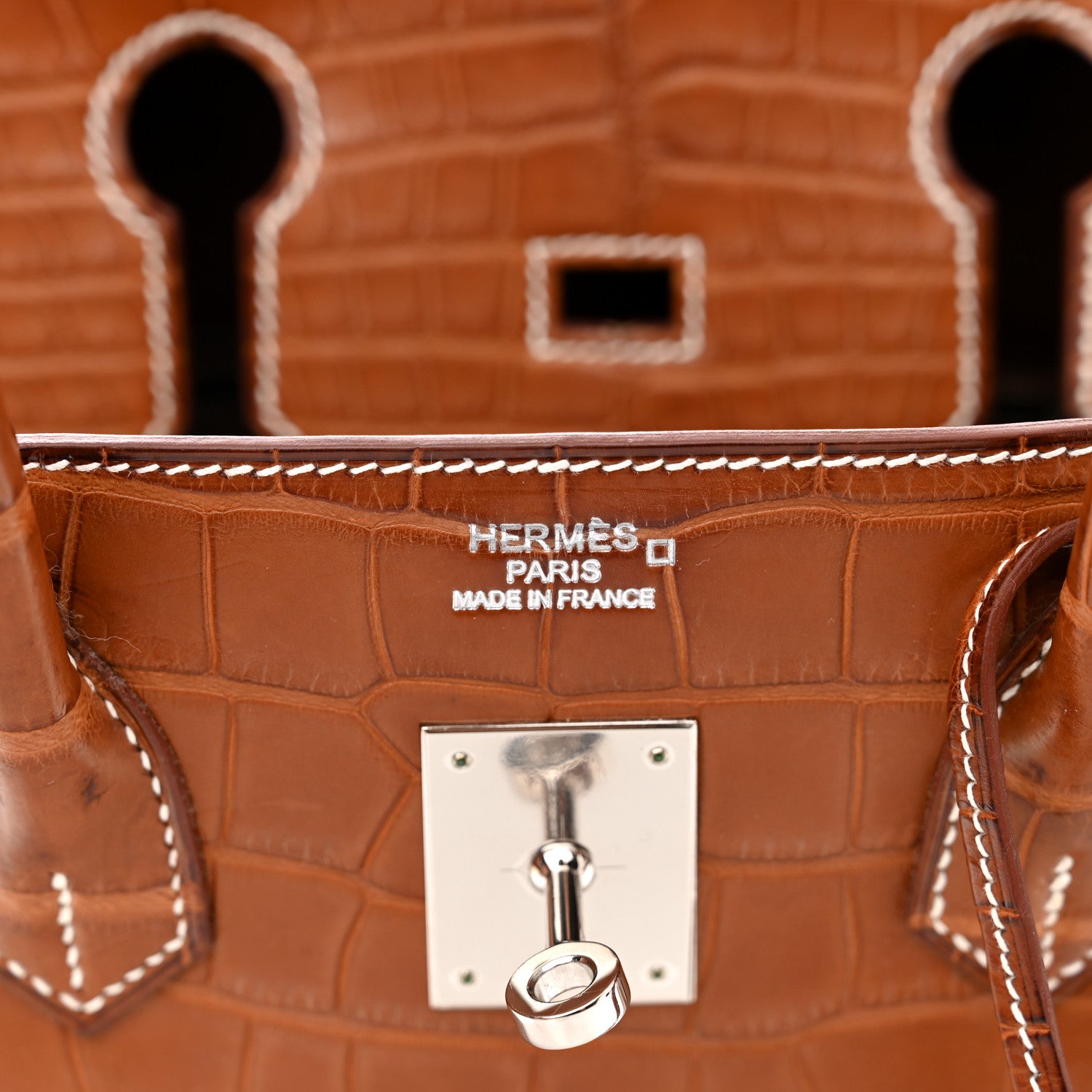 Hermes Matte Alligator Birkin 35 Fauve 6 of 11
