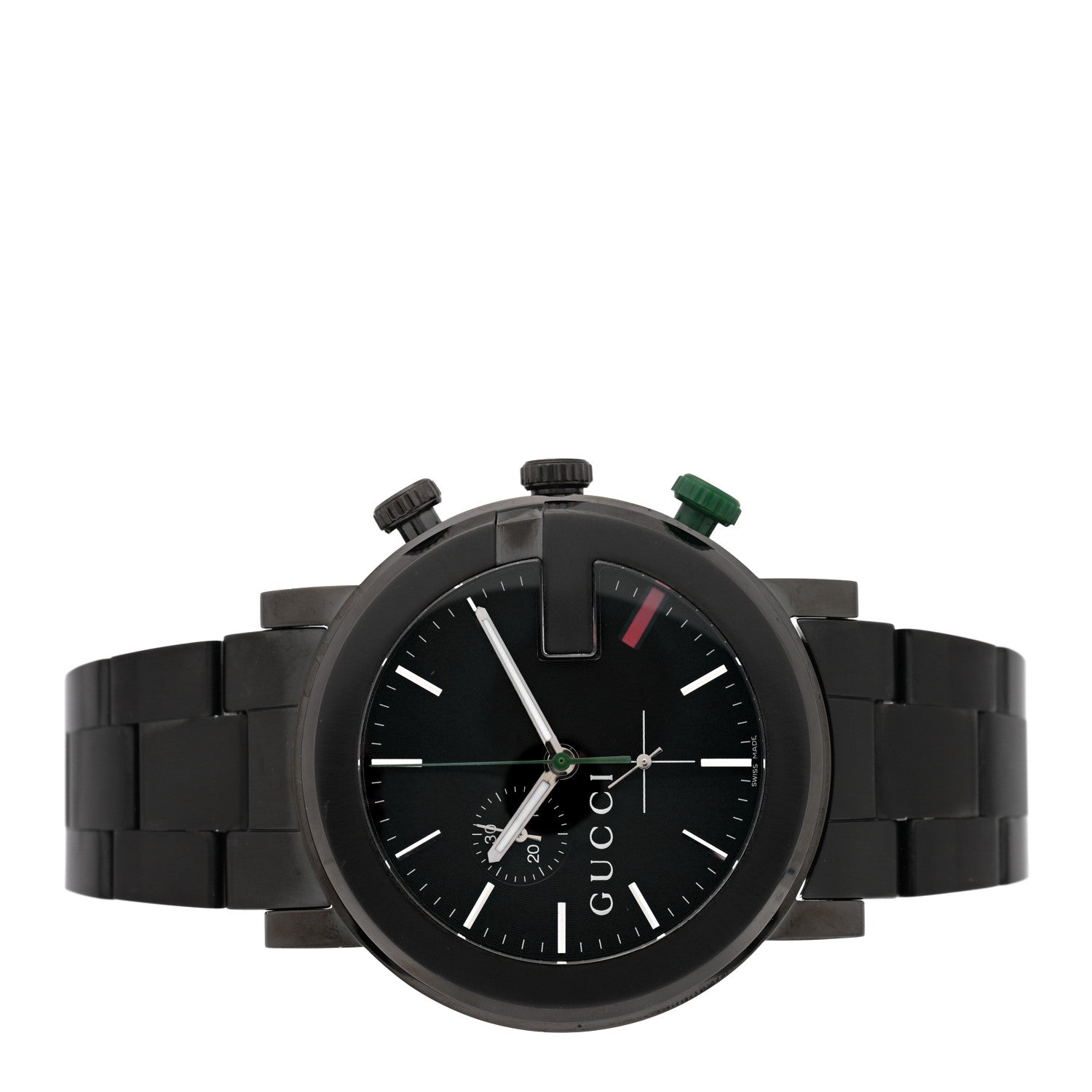 Gucci PVD Stainless Steel 44mm 101M G-Chrono Quartz Watch Black 2 of 4