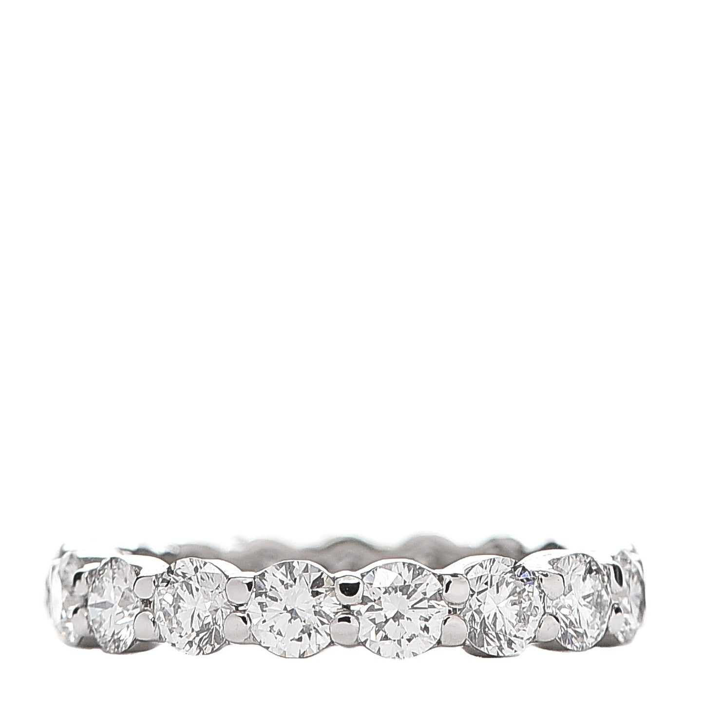 Platinum Diamond 1.87ct Eternity Band Ring 47 4