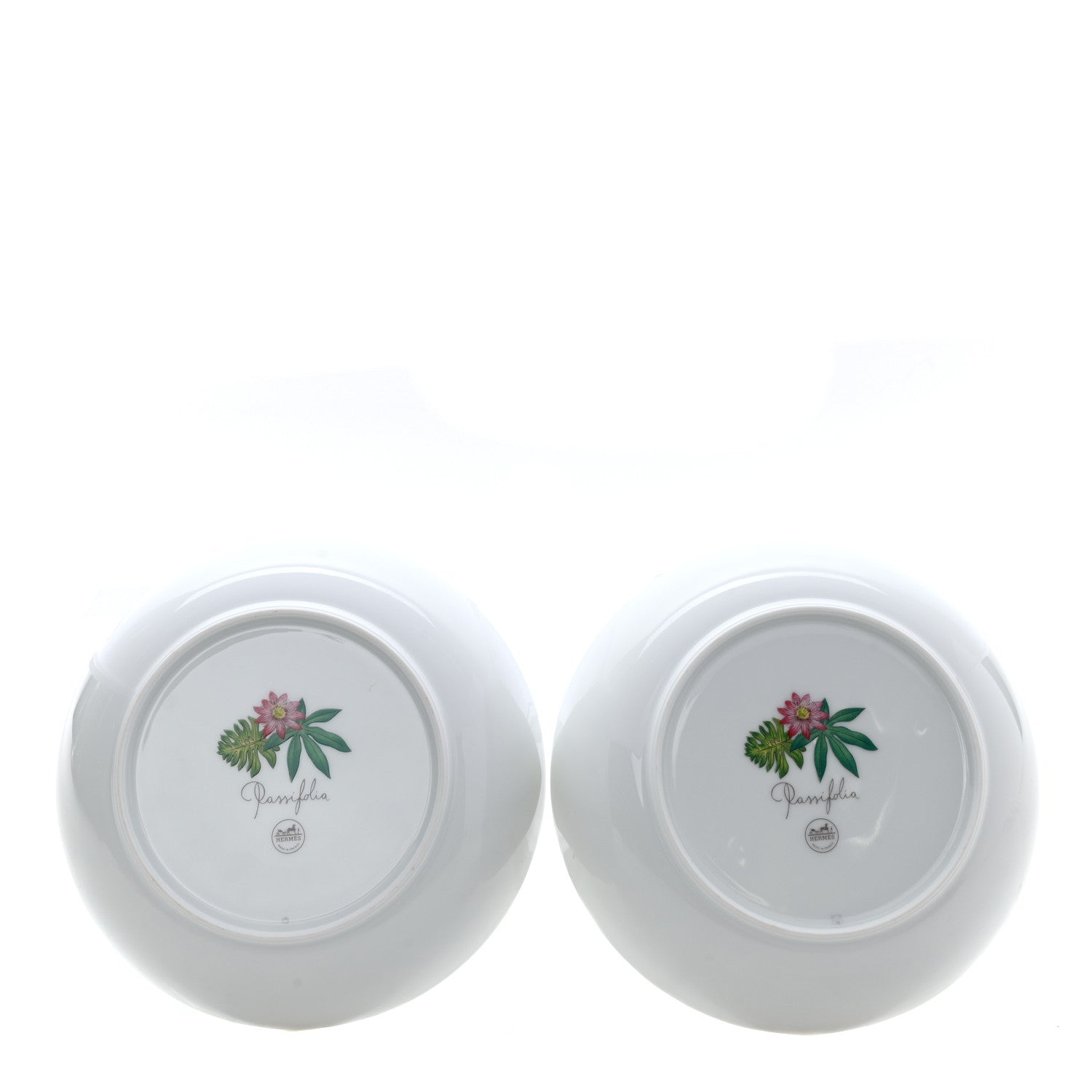 Hermes Porcelain Passifolia Cereal Bowl Set of 2 5 of 10