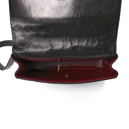 Chanel Lambskin Quilted Single Flap Shoulder Bag Black 5 of 12