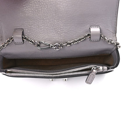 MCM Calfskin Ottomar Wallet On Chain Grey 4 of 9
