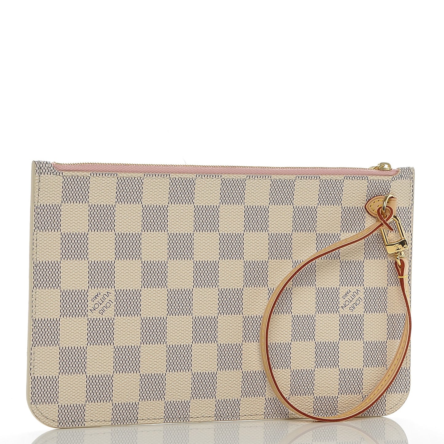 Damier Azur Neverfull MM GM Pochette Rose Ballerine