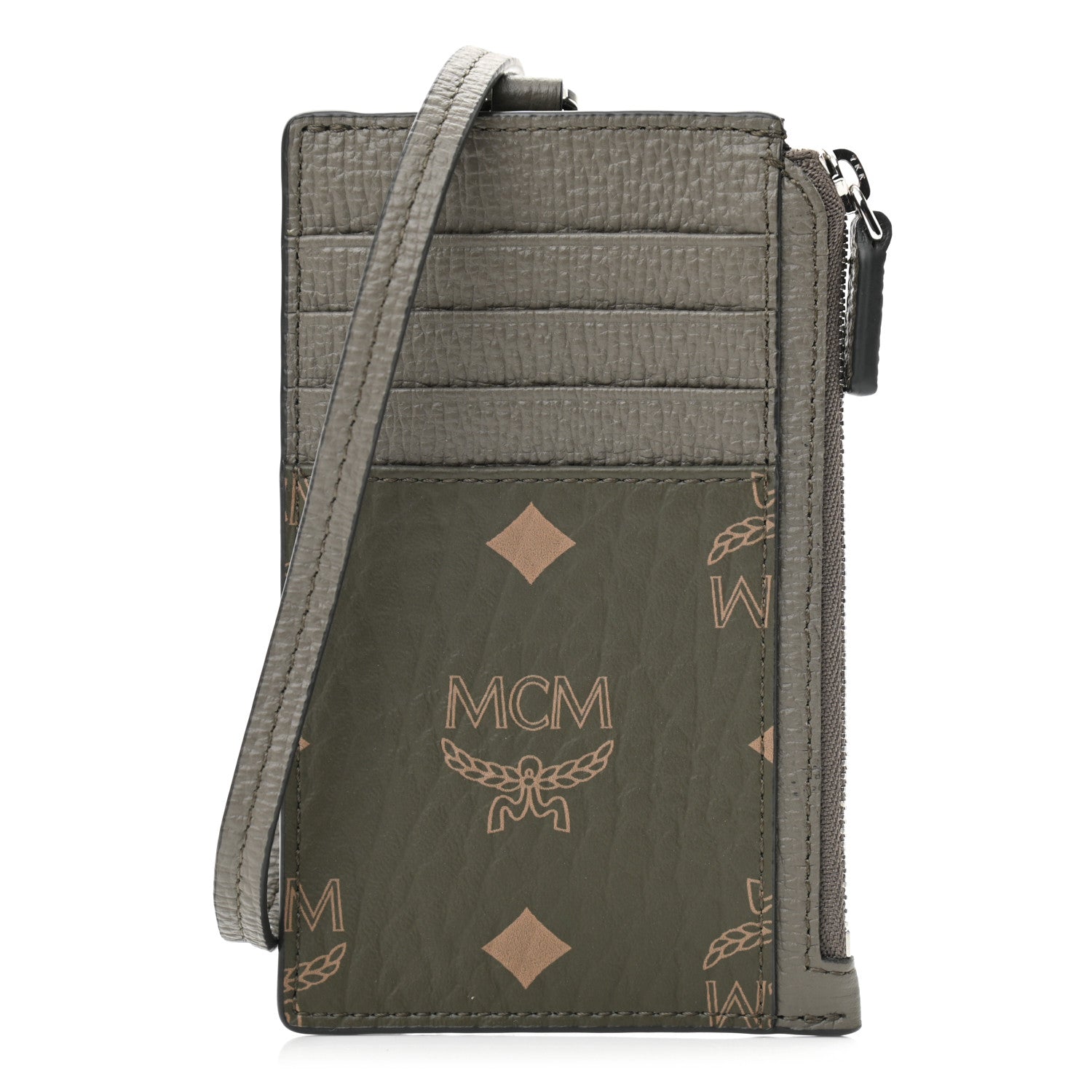MCM Visetos Lanyard Card Holder Sea Turtle 1 of 5