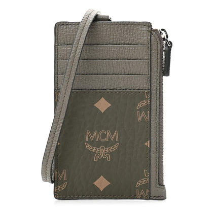 MCM Visetos Lanyard Card Holder Sea Turtle 1 of 5