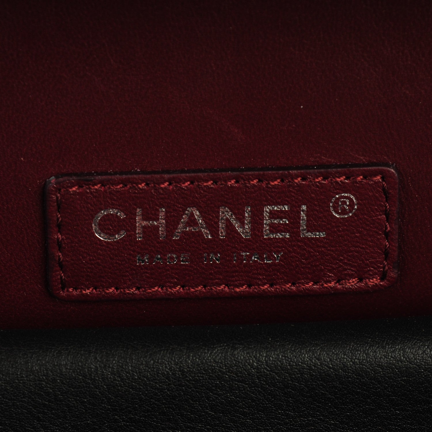 Chanel Calfskin Stitched Medium Shopping Tote Black 6 of 7