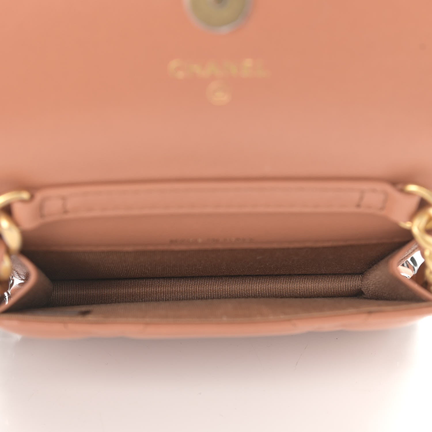 Chanel Lambskin Quilted Chanel 19 Flap Belt Bag Brown 5 of 12