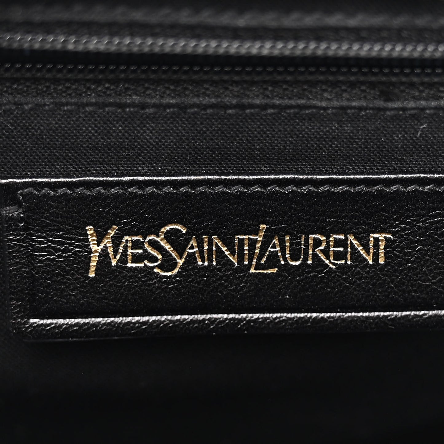 Textured Calfskin Small Classic Y Cabas Black