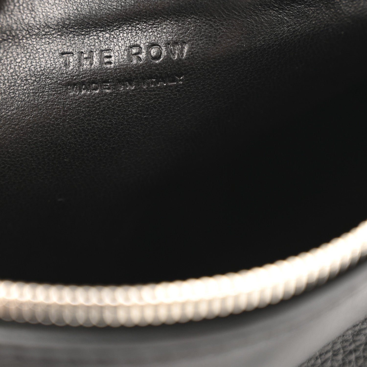 The Row Grained Calfskin 90's Bag Black 6 of 10