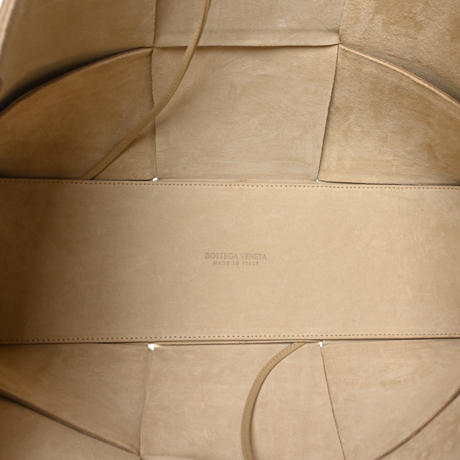 Bottega Veneta Grained Calfskin Intrecciato Medium Arco Tote Porridge 6 of 10