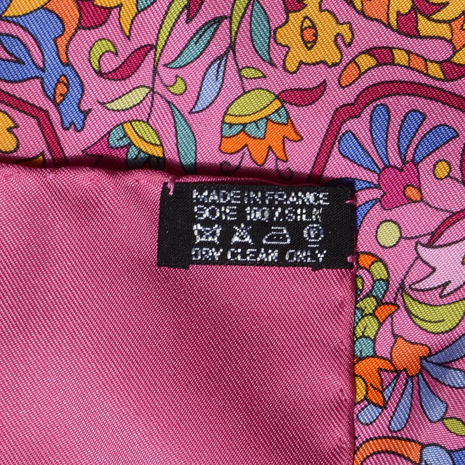 Hermes Silk Les Jardins D'Armenie Scarf 90 5 of 5