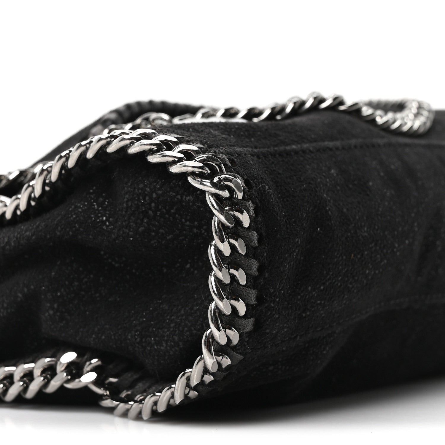 Stella McCartney Shaggy Deer Mini Falabella Crossbody Bag Black 9 of 10