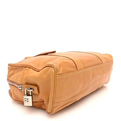 Prada Nappa Hydra Shoulder Bag Cognac 4 of 12