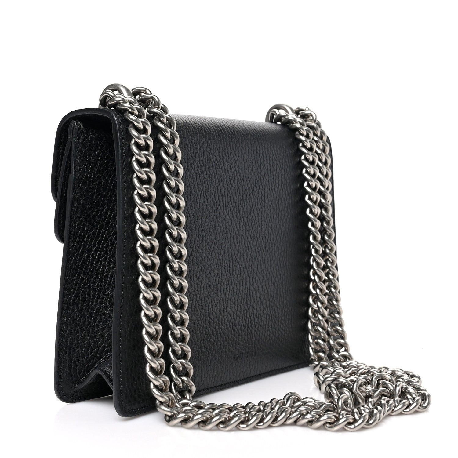 Gucci Calfskin Mini Dionysus Shoulder Bag Black 3 of 8
