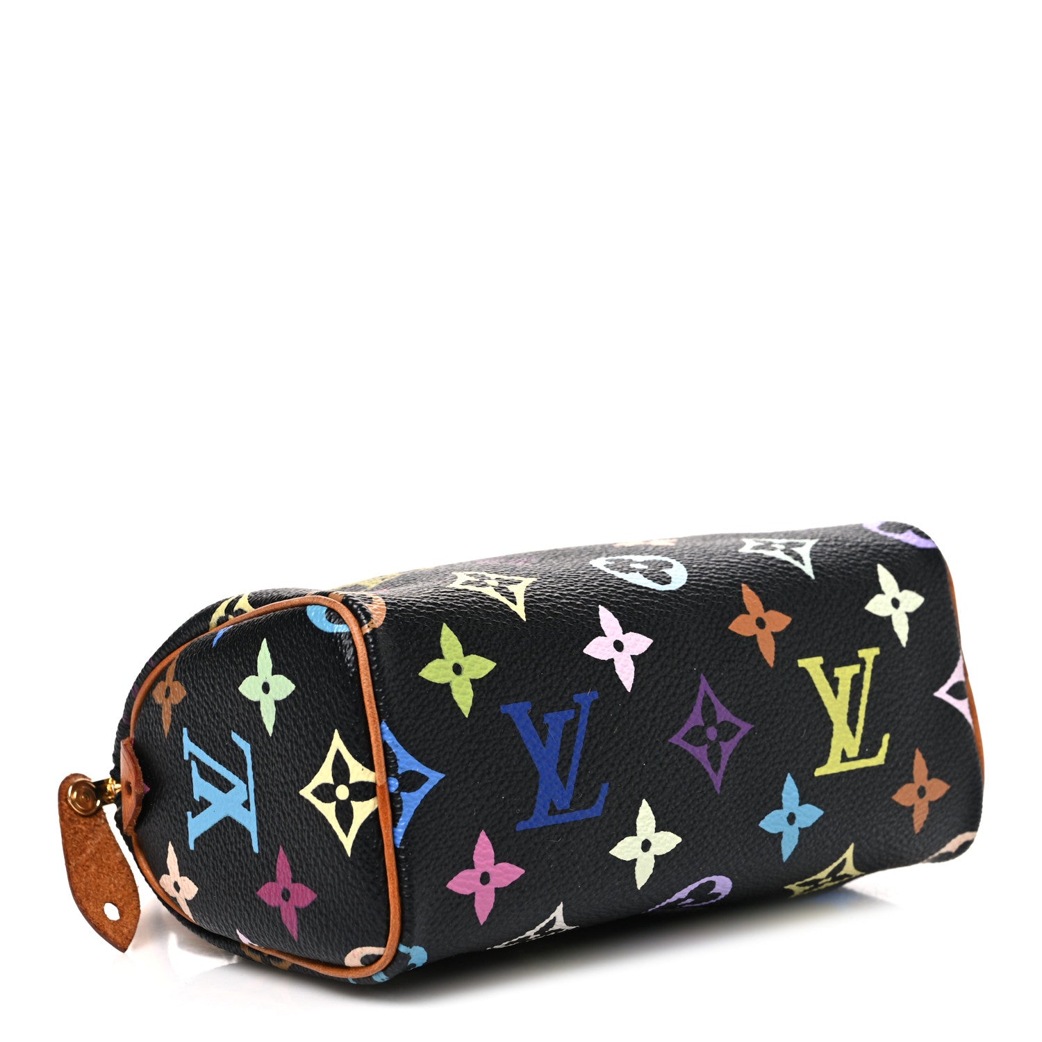 Louis Vuitton Monogram Multicolor Mini Sac HL Speedy Black 4 of 9