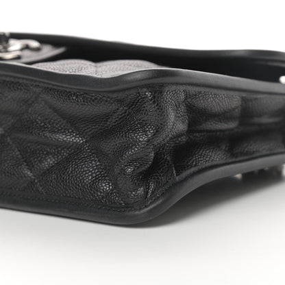 Chanel Caviar Quilted Large French Riviera Flap Black 10 of 11