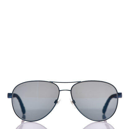 Chanel Pilot Summer Polarized Aviator Sunglasses 4204-Q Blue 2 of 9