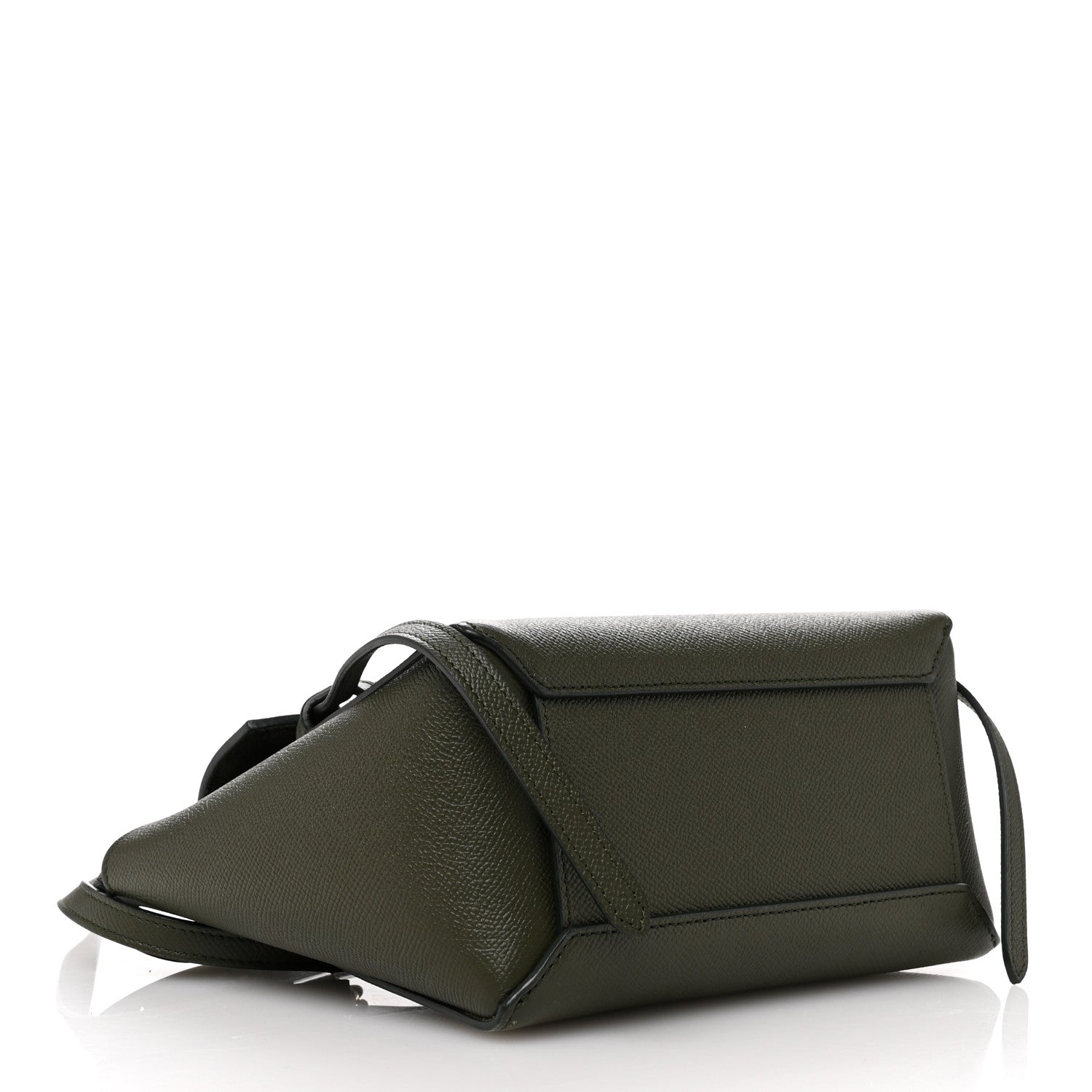 Celine Grained Calfskin Nano Belt Bag Army Green 4 of 10