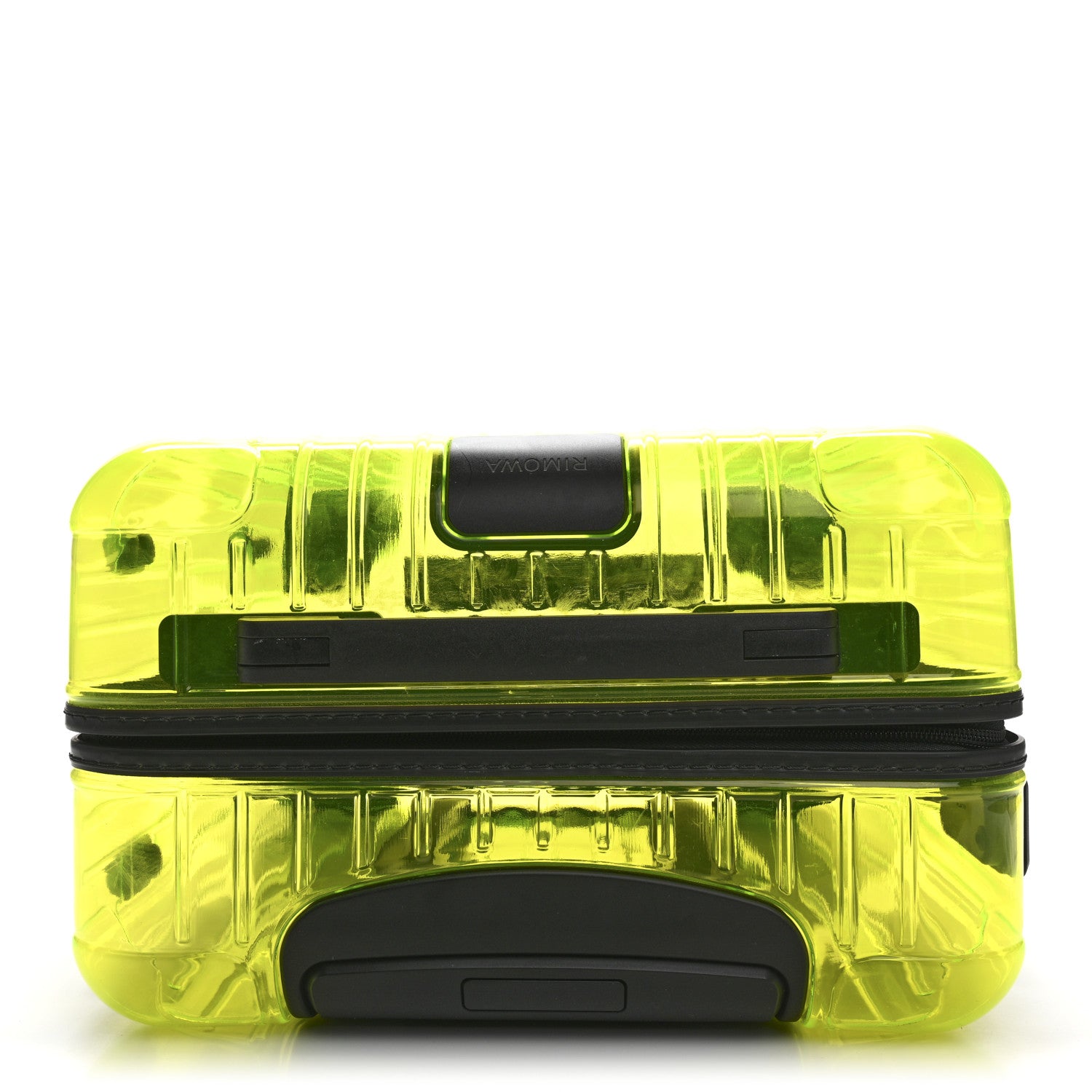 Rimowa Transparent Polycarbonate Essential Cabin Neon Lime Yellow