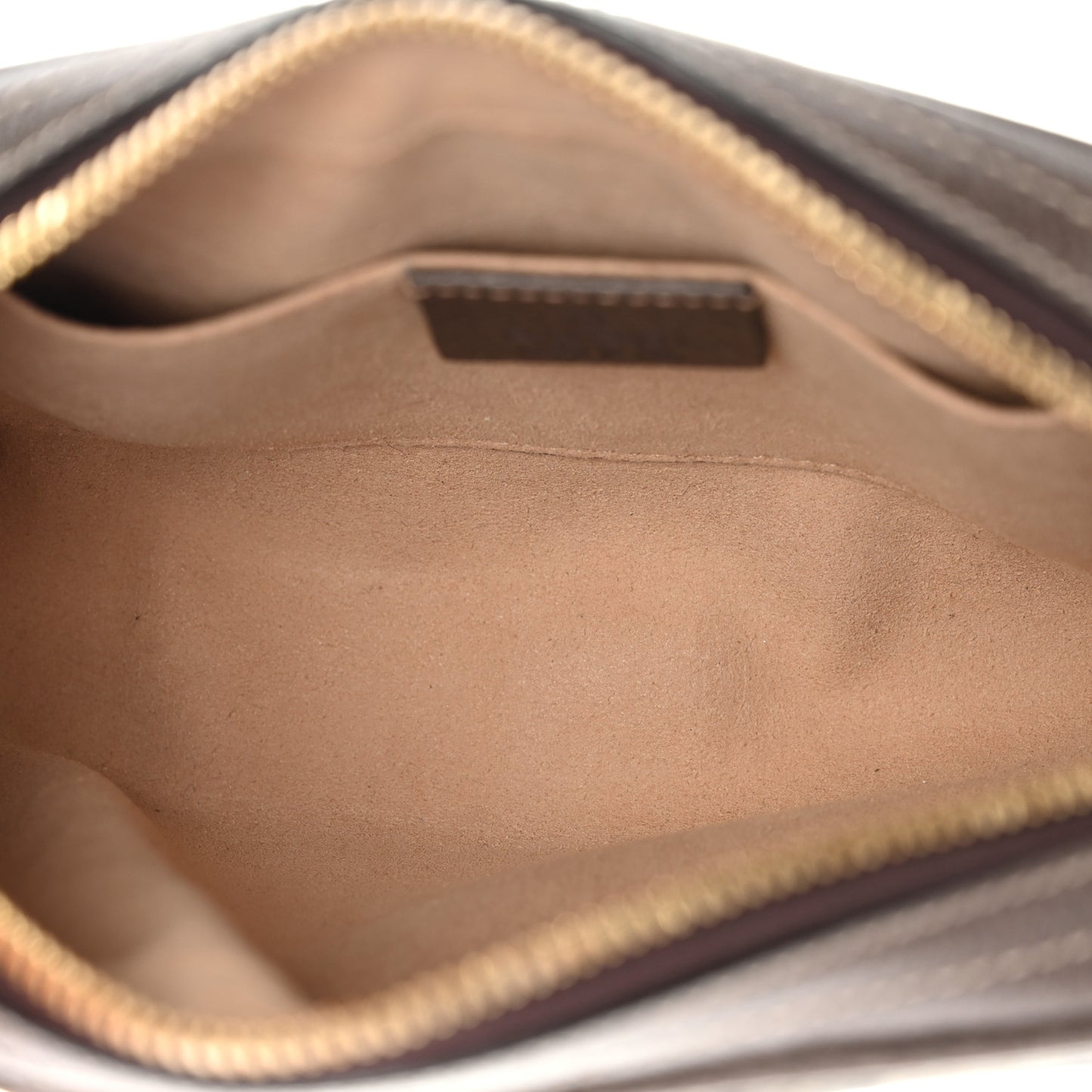 GG Supreme Monogram Web Small Ophidia Belt Bag 75 30 Dark Brown