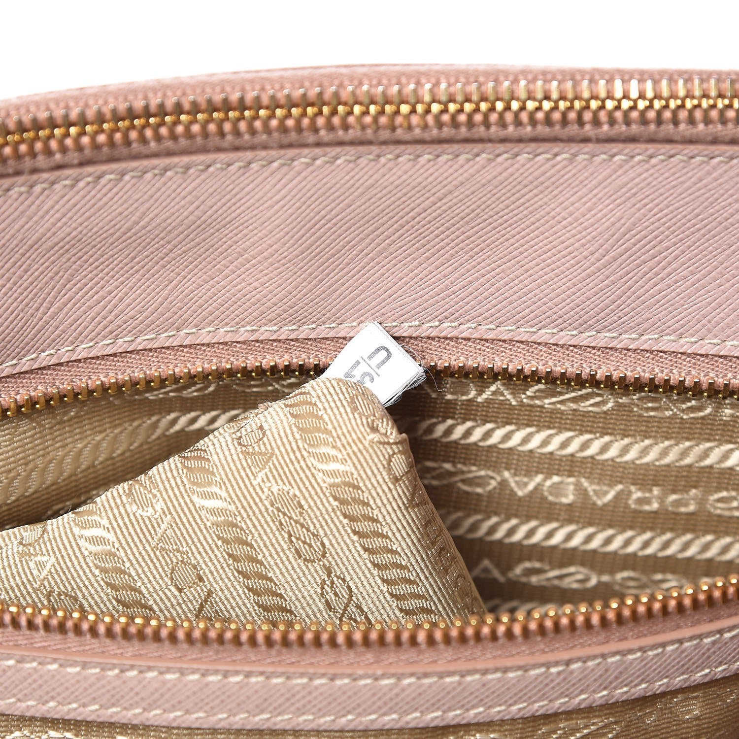 Prada Saffiano Large Galleria Double Zip Tote Cammeo 9 of 16