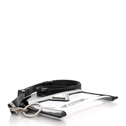 Prada Vernice PVC Card Holder Black 4 of 8
