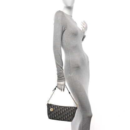 Christian Dior Oblique DiorStar Hobo Bag Blue 2 of 10