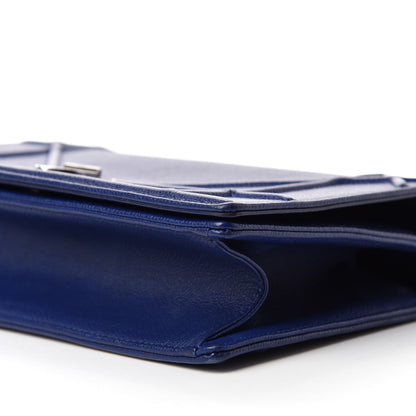 Christian Dior Grained Calfskin Medium Diorama Flap Bag Blue 7 of 11