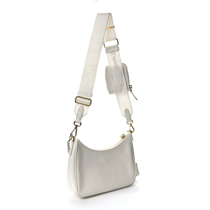 Prada Saffiano Re-Edition 2005 Shoulder Bag White 3 of 13