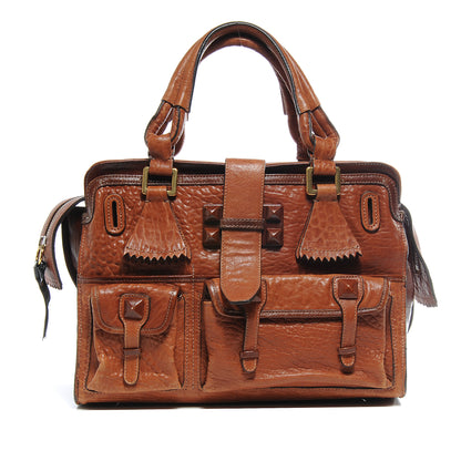 Chloe Leather Elvire Tote Cognac 1 of 8