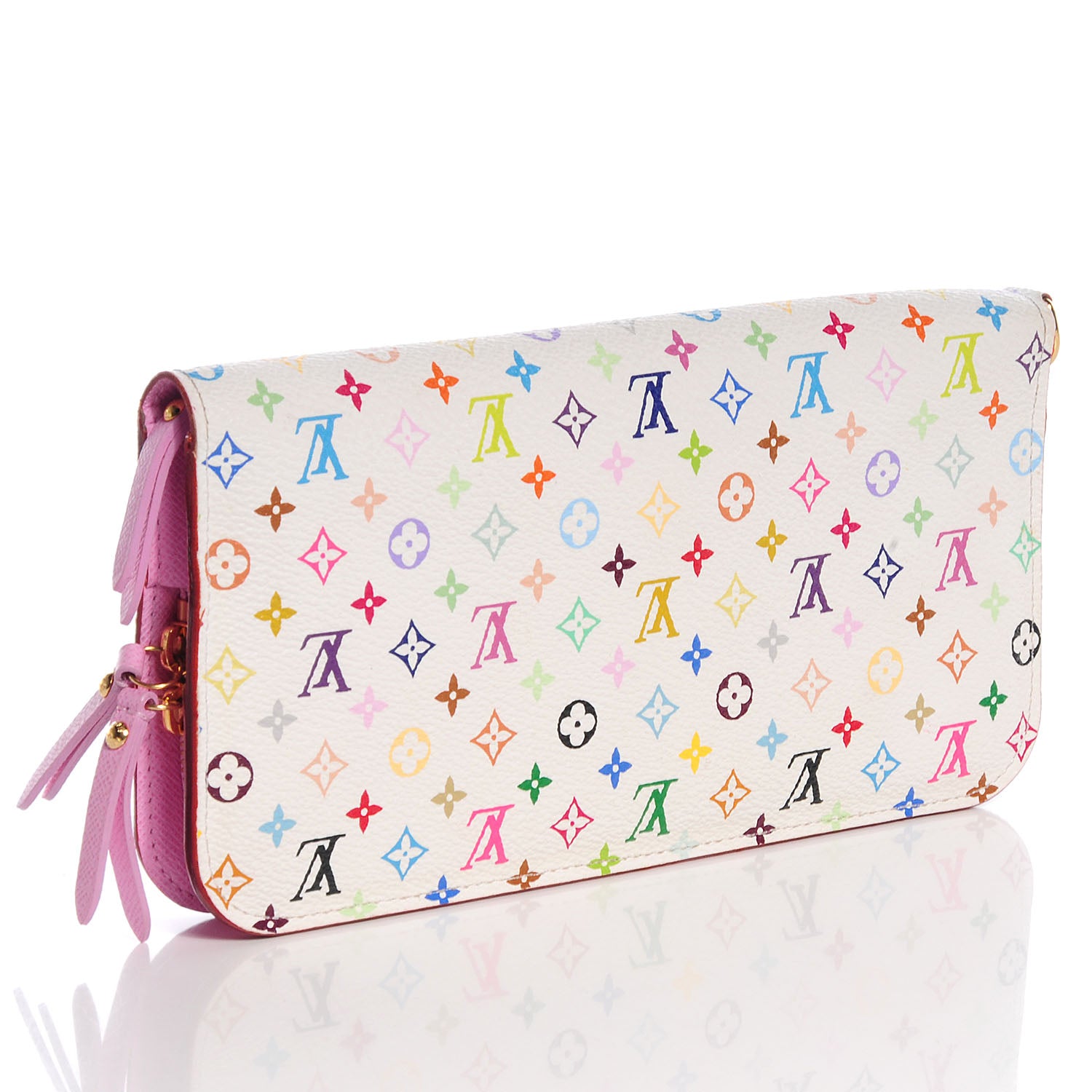 Louis Vuitton Monogram Multicolor Insolite Wallet Litchi 3 of 7