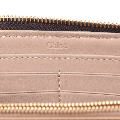 Chloe Calfskin Marcie Long Zip Around Wallet Black Raisin 6 of 7