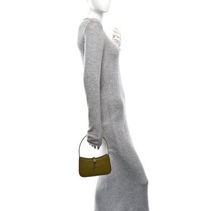 Saint Laurent Smooth Calfskin Le 5 A 7 Hobo Mini Olive Drab 2 of 10